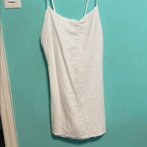 White mini dress